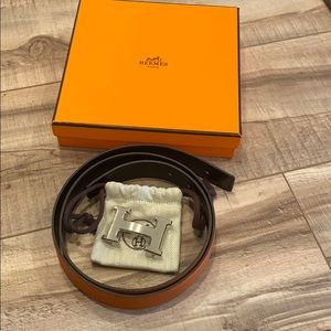 Hermès belt and buckle
